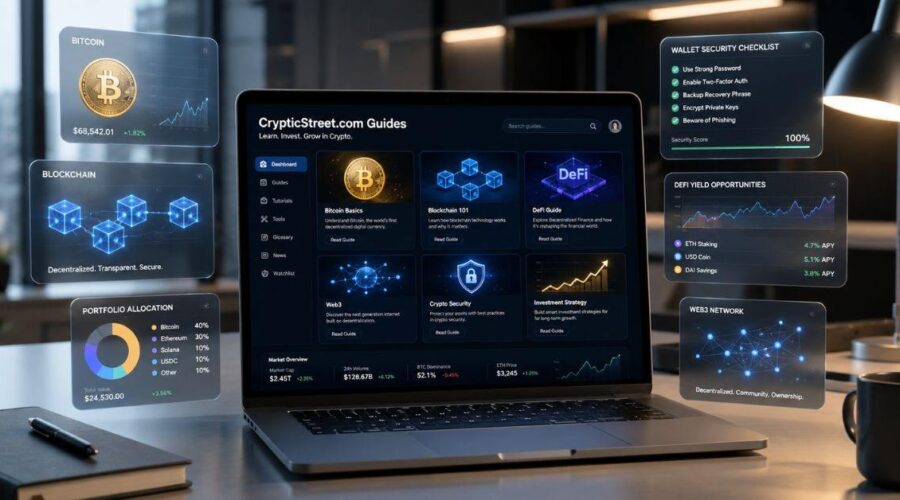CrypticStreet.com Guides: Complete Crypto Education