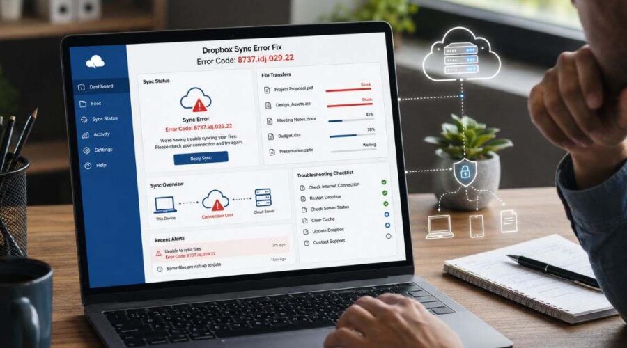 Errorcode Dropbox 8737.idj.029.22 Fix Guide