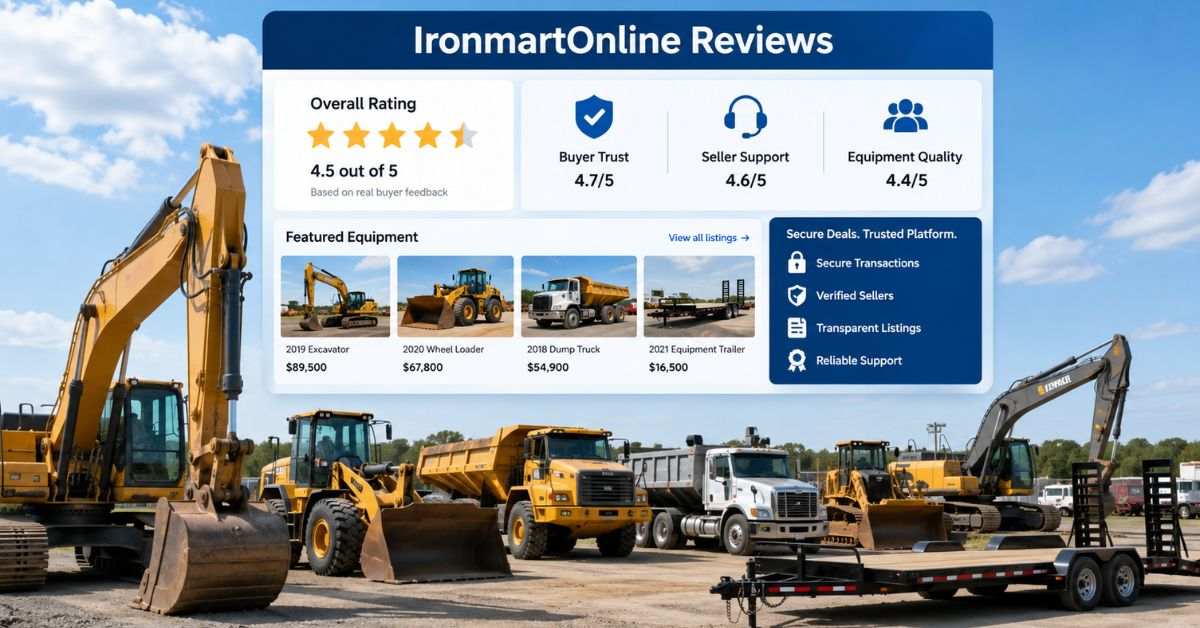 IronmartOnline Reviews: Trusted Heavy Equipment Guide