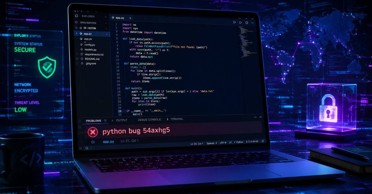 Python Bug 54axhg5: Explained for Software Developers